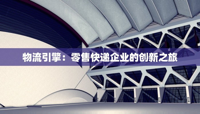 物流引擎：零售快递企业的创新之旅