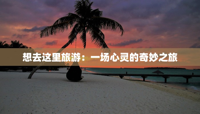 想去这里旅游：一场心灵的奇妙之旅