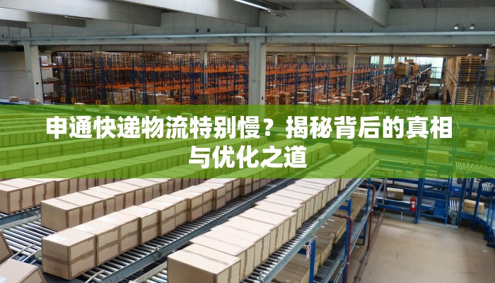 申通快递物流特别慢？揭秘背后的真相与优化之道