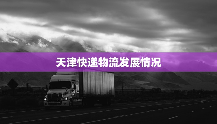 天津快递物流发展情况