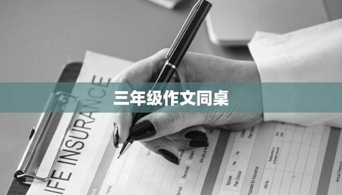 三年级作文同桌