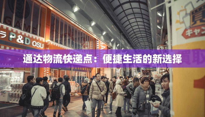 通达物流快递点:便捷生活的新选择 通达物流快递点:便捷生活的新选择