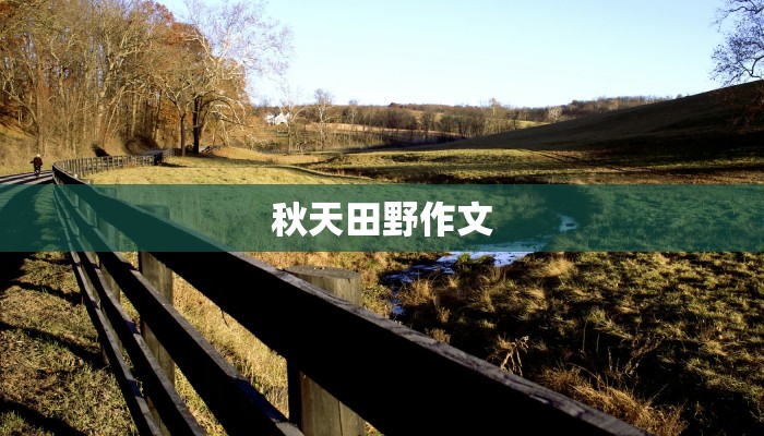 秋天田野作文 秋天田野作文