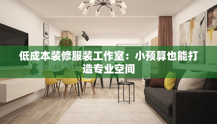 低成本装修服装工作室：小预算也能打造专业空间