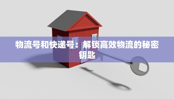 物流号和快递号：解锁高效物流的秘密钥匙