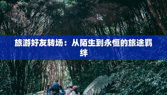 旅游好友转场:从陌生到永恒的旅途羁绊 旅游好友转场:从陌生到永恒的旅途羁绊