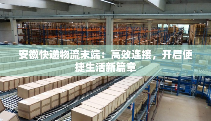 安徽快递物流末端：高效连接，开启便捷生活新篇章