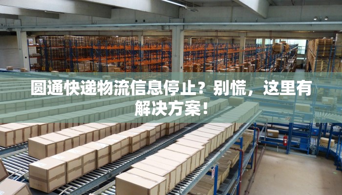 圆通快递物流信息停止?别慌,这里有解决方案! 圆通快递物流信息停止?别慌,这里有解决方案!