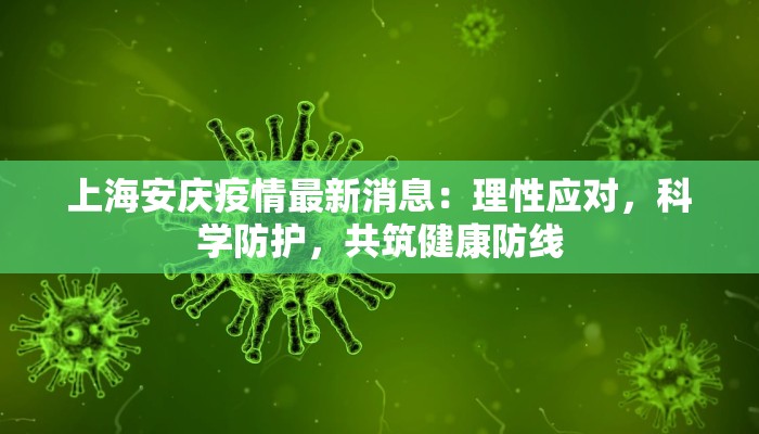上海安庆疫情最新消息：理性应对，科学防护，共筑健康防线