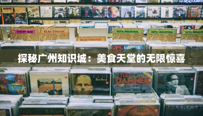 探秘广州知识城：美食天堂的无限惊喜