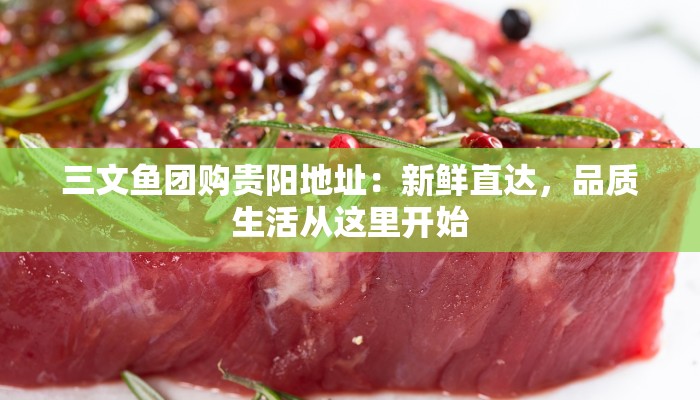 三文鱼团购贵阳地址：新鲜直达，品质生活从这里开始