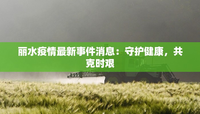 丽水疫情最新事件消息:守护健康,共克时艰 丽水疫情最新事件消息:守护健康,共克时艰